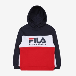 Fila Tre Hoodie Items - Poikien T Paita - Laivastonsininen | FI-13385